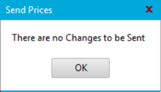 NO CHANGES TO BE SENT