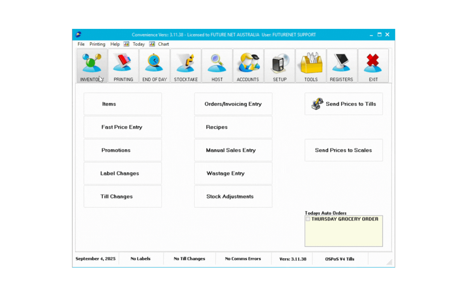 OpenAutomaticOrdering