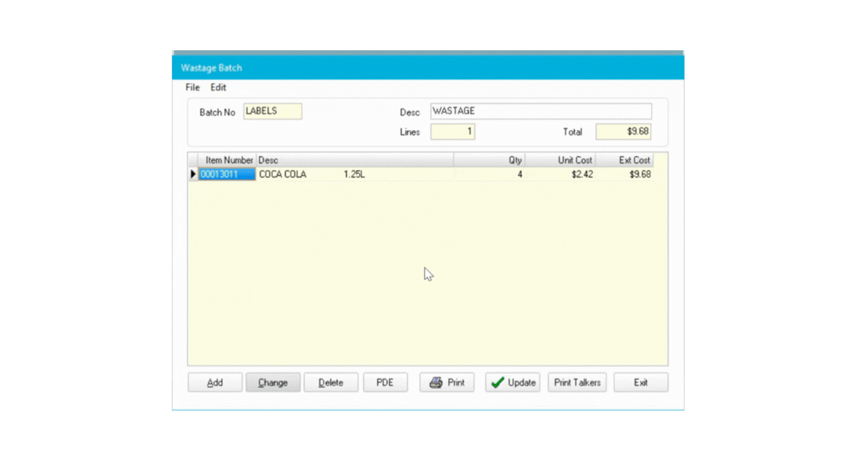 Wastage Printing Labels-1